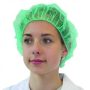 LLG-Disposable Bouffant caps, PP nonwoven, ?52cm, green, pack of 100