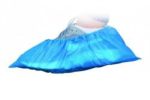   LLG-Disposable Shoe covers PP, nonwoven with CPE sole, blue, pack of 50