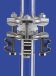 Support for ball flange KF 40 stainless steel