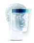   LLG-eldobható védő arcmaszk, átlátszó lencse, elastic fejband, anti-fog, csomag: 20