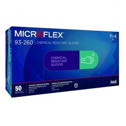 Microflex®, size 9?-10 (XL) Nitrile-Neoprene-Disposable gloves, green, length 300mm,textured, pack of 50