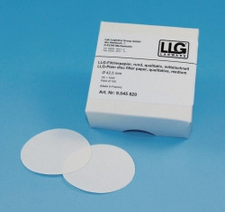 LLG-Filter circles 47mm, quantitative very slow, pack of 100