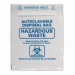   LLG-Autoclavable bags 500x600mm PP, red, 50µm, with Biohazard printing and sterilization Indicator, pack of 200