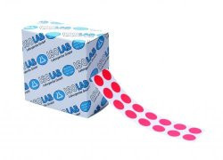 label, circular form ? 13mm, 6 colours mixed, pack of 6 rolls á 1000