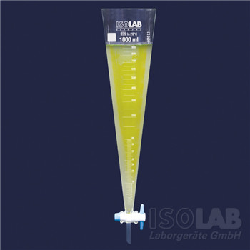 Imhoff cone 1000ml glas, without stopcock