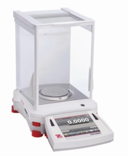 Analytical balance Explorer® EX324M/AD 320 g / 0.1 mg, calibrated, with automatic door, weighing plate dia. 90mm