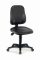   LLG-Lab chair Artificial leather black, Castors, seat height 440-620mm