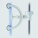 Burette clamp, steel for 2 burette