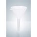 Funnel, PP, 65/4 mm transparent, diam. 40 mm pack of 24