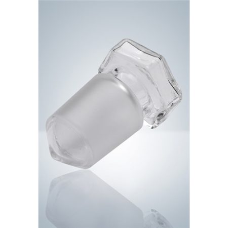 Hollow glass stopper NS 34/35 clear glass, according to DIN 12 252