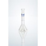   Volumetric flask 5ml, cl.A, DURAN NS 10/19 with PP stoppers, trapezoidal shape pack of 2