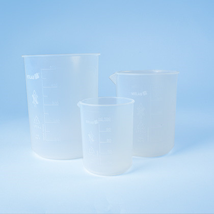 Griffin beaker 500 ml, PMP (TPX) sublime scale