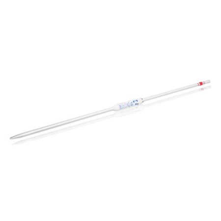 Full pipettes 10 ml, AR glass, charification cert. Conformity certified, blue imprinting, Accuracy class AS, pack of 6
