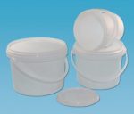   LLG-Packing buckets 1 l PP, with Lid with First Removal Seal, pack of 10