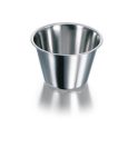   Bowls 200 ml, conical dia. 100 mm, height 50 mm, stainless steel, pack of 2