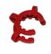 LLG-Joint clips, POM, red for NS 29, pack of 10
