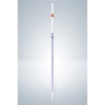   Graduated pipette 20:0, 1 ml, 360 mm Cl. AS, KB, Schellbach strips, blue graduated, cotton plug end
