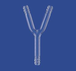 Tubing Connectors, Y-shape, Total length 115 O-D. mm 8-9