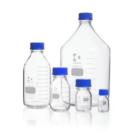 Laboratory bottles,DURAN®,graduated,PP screw cap cap. 5000 ml