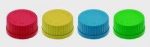 Screw cap, GL45, PP yellow