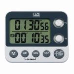   LLG-Dual-óra / időzítő, 2-csatorna, 99.59.59(2xAAA 1.5V not ezzel )