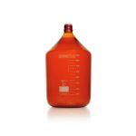   DURAN PURE bottle 10000 ml, brown with scale, GL 45, with dust protection cap, w/o screw-cap and pouring ring