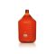   DURAN PURE bottle 10000 ml, brown with scale, GL 45, with dust protection cap, w/o screw-cap and pouring ring