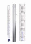   Amarell  Pocket thermometer -30...+50.1°C Single type, bar shape, 145x9mm, white backed red special filling, in metal