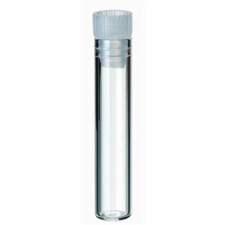 LLG-Shell Vials 1 ml, clear glass N8, with PE Lamella Plug, 40 x 8.2 mm pack of 100