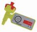   b.safe Aeration Valve with Time-Strip diam. 20 mm, 1 µm, PP yellow/red pack of 10