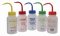   LLG-Wash bottles 500 ml, wide-neck with GHS Printing, Distilled water, LDPE, SP/FR/D/UK