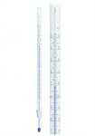   Thermometer -10...+250:1°C NS 14.5/23, installation length 150mm, blue special filling