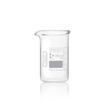 Super Duty Becher 600 ml Duran® beaker glass, high form, with division and spout