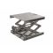 lifting platform 240x240mm 18/10 steel, with metal button