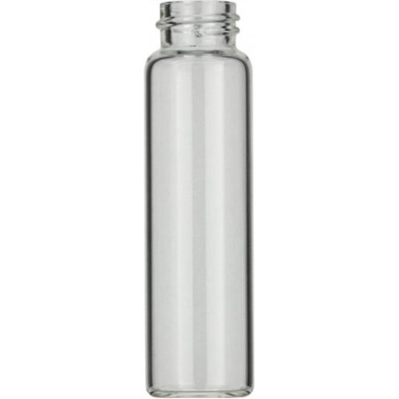 Threaded bottle N 13-4, clear 4 ml, flat bottom, AD 14,75mm, outer height 45mm pack of 100