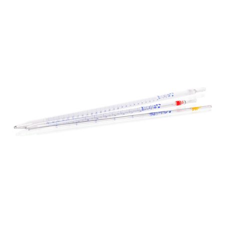 AR®-glass graduated pipettes 25 ml conformity certified, blue printing, accuracy class AS, batch certificate, pack of 6