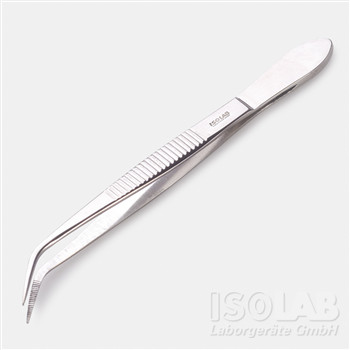 Tweezers 130 mm, curved Stainless steel