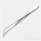 ISOLAB Laborgeräte Tweezers 130 mm, curved Stainless steel