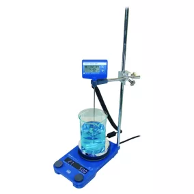   LLG-Mágneses keverő RCT Standard 2.0 biztonsági vezérléssel, PT 1000 hőmérséklet-érzékelővel és EU-csatlakozóval