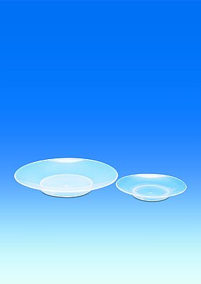 Clock trays, PP with foot, ? 125 mm pack of 10