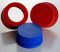   Silicone rubber sealing, septum, for screw caps with bore, for thread GL 45