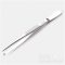   Forceps 145 mm, blunt/straight general use, with tooth, stainless steel