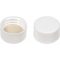   Screw caps N 24, PP, white silicone white/PTFE beige, hardness: 45° shore A, pack of 100