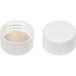   Screw caps N 24, PP, white silicone white/PTFE beige, hardness: 45° shore A, pack of 100