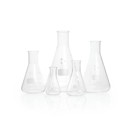 Erlenmeyer flasks,DURAN®,narrow neck,cap. 300 ml pack of 10