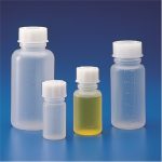   Wide mouth bottles 100ml, PE graduated, with closure GL 32 pack of 10