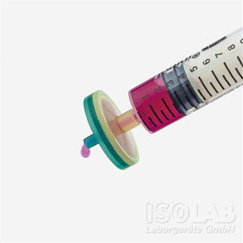 ISOLAB fecskendő szűrő, steril, diameter 25mm 0,22µm, PVDF csomag: 50
