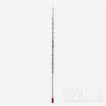 thermometer - glass - solid stem - red liquid -10...150°C
