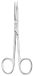 Scissors 115 mm, straight, sp./sp.