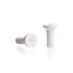 KECK Suction connector AS M8, screw, white